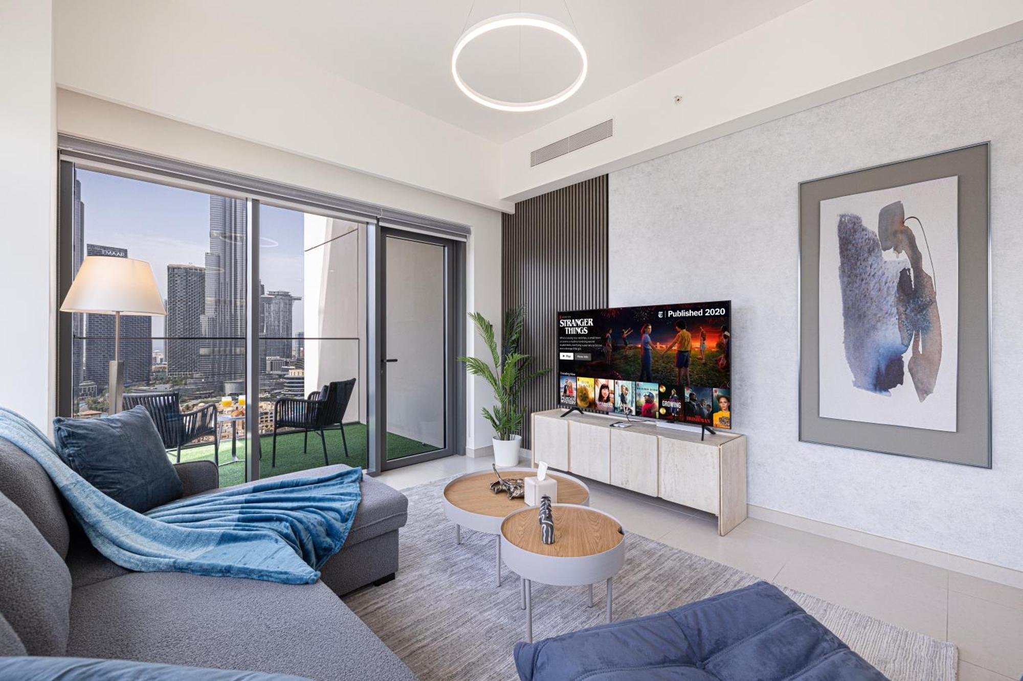 Smartstay At Burj Royale - Full Burj Khalifa View - Brand New Luxury Apartments Дубай Экстерьер фото